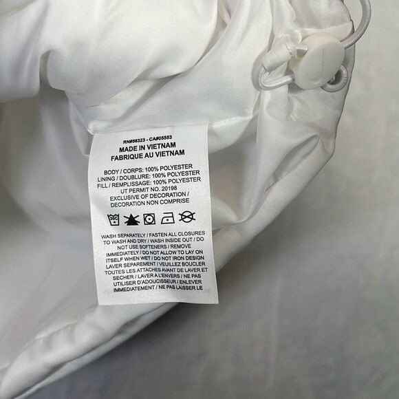 Nike Sportswear Classic Puffer‎ Therma-FIT Loose Vest White FB7679-100 Women's L - Picture 6 of 11